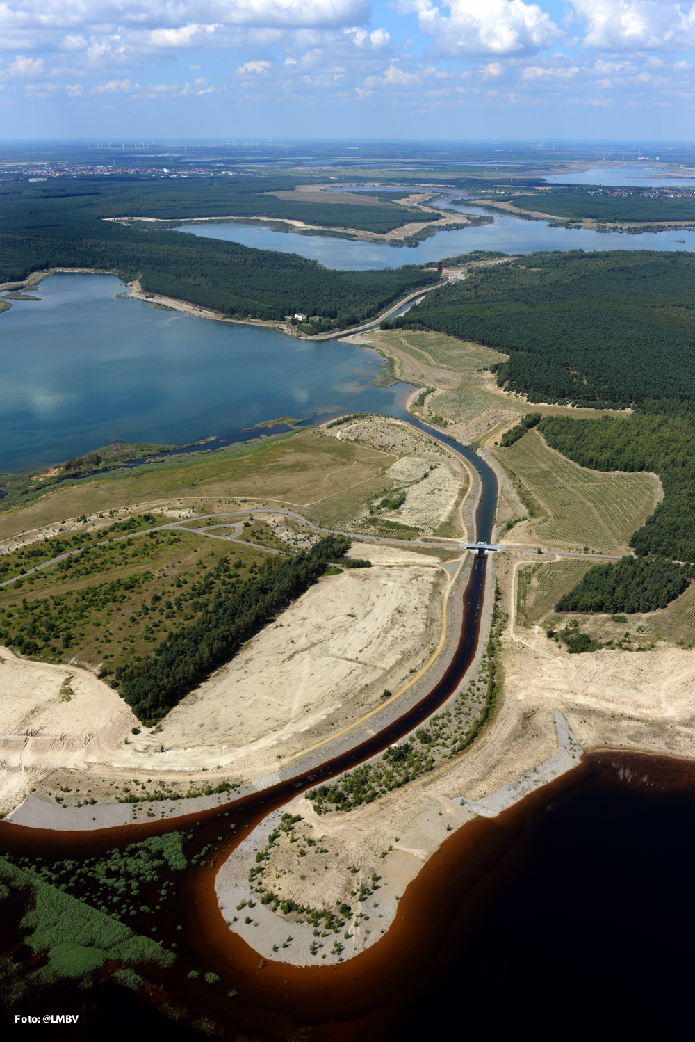 Der Barbarakanal im Lausitzer Seenland