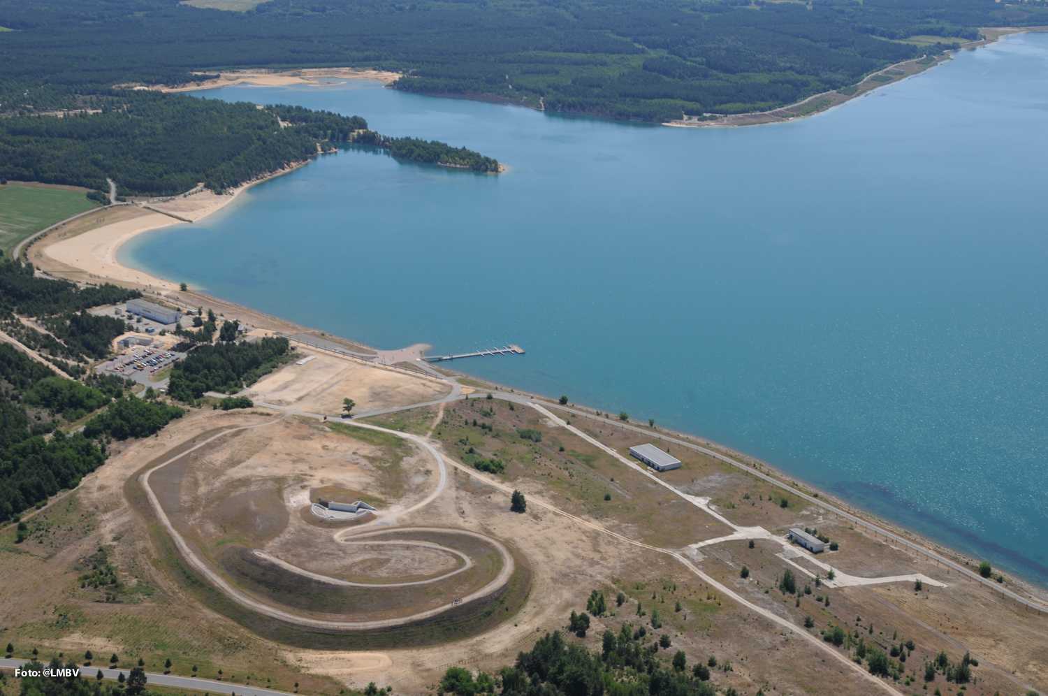 Bärwalder See - Landschaftsbauwerk Ohr