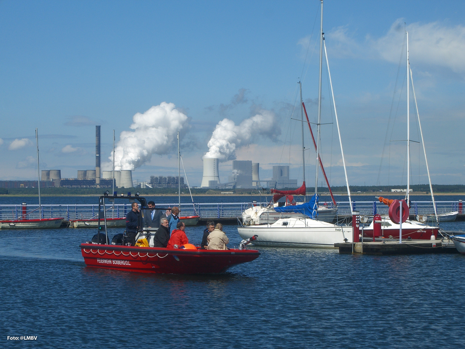 Landräte Konvent am Bärwaler See - Hafen Klittern