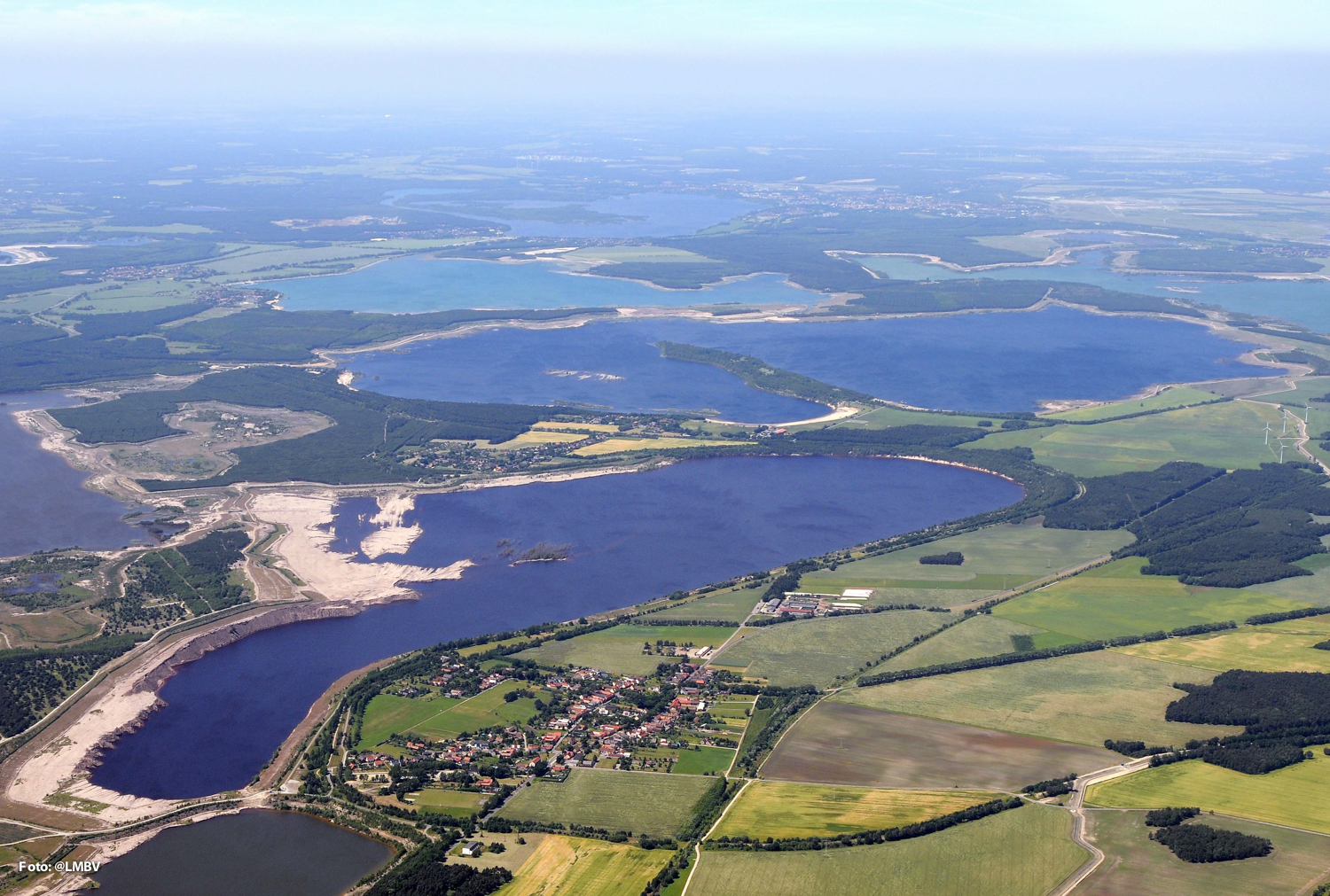 Übersicht Lausitzer Seenland