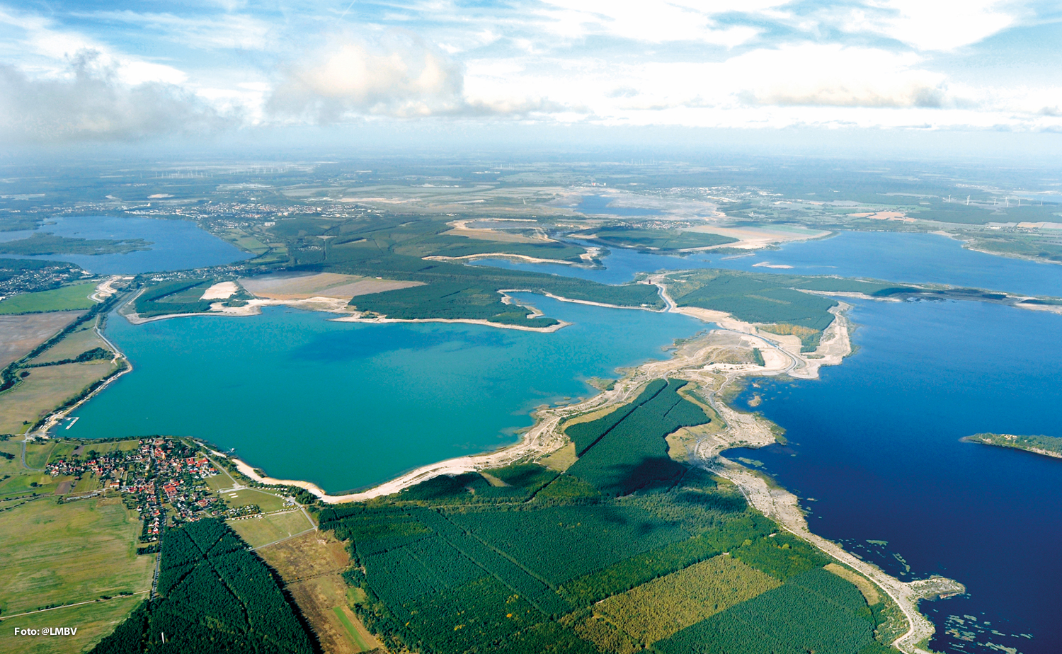 Übersicht Lausitzer Seenland